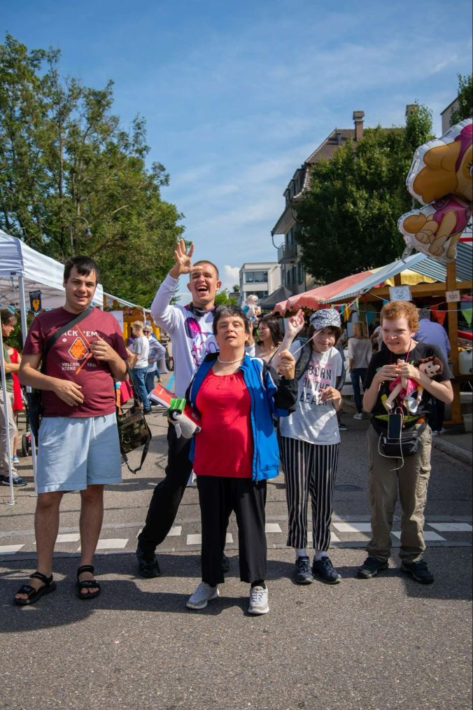 Auch die Stiftung Stöckenweid von Meilen war am Märt unterwegs.