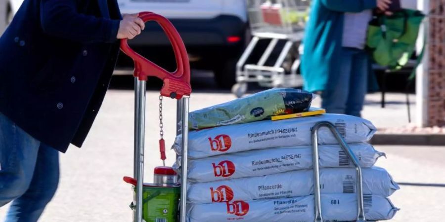 Auch die Bau- und Gartenmärkte waren zuletzt monatelang geschlossen. Foto: Jens Büttner/dpa-Zentralbild/dpa