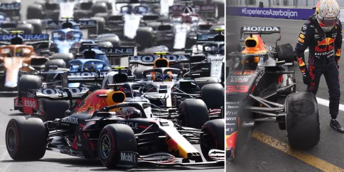 Chaos-GP - Reifen-Drama bei Verstappen – Pérez gewinnt nach Re-Start!