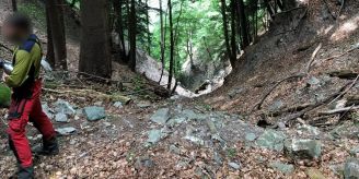 Chur GR - In Tobel gestürzt