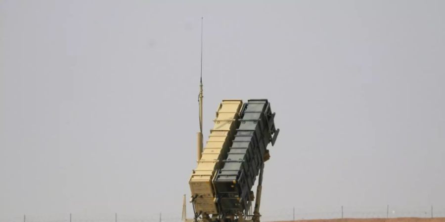 A Patriot missile battery near Prince Sultan Air Base at al-Kharj, Saudi Arabia