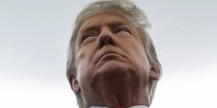 «Die Menschen sind wütend!»: Donald Trump. Foto: Evan Vucci/AP/dpa