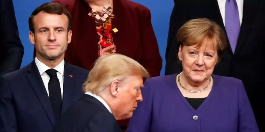 Merkel und Trump 2019 in London