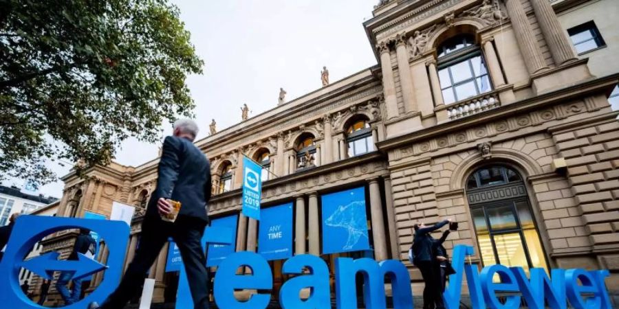 Beim Börsengang des Softwareherstellers Teamviewer 2019 handelte es sich um den grössten Börsengang eines Technologieunternehmens seit dem Platzen der Dotcom-Blase. Foto: Andreas Arnold/dpa