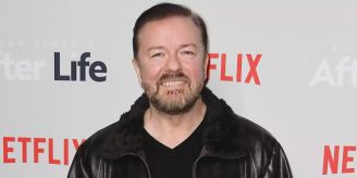 Walk of Fame - Bissiger Komiker Ricky Gervais erhält Hollywood-Stern Walk of Fame - Bissiger Komiker Ricky Gervais erhält Hollywood-Stern
