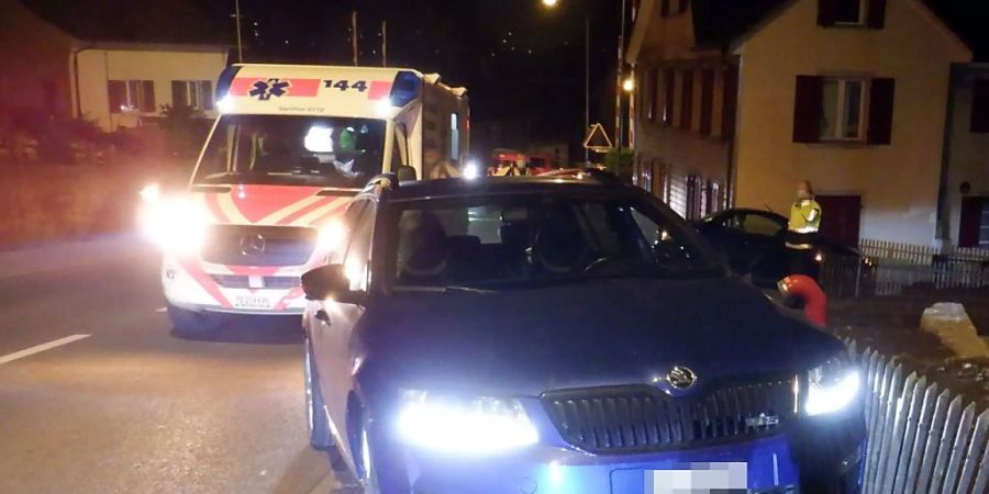 Ein Autofahrer, der in Sitterdorf verunfallt ist, hatte laut Polizei mehr als 3 Promille Alkohol intus.