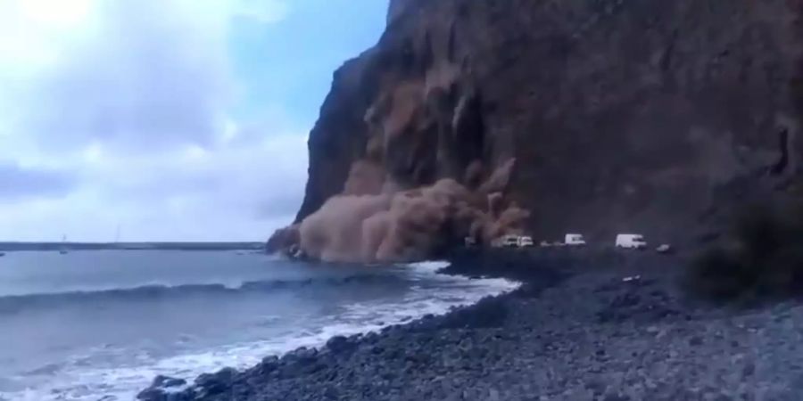 la gomera felssturz