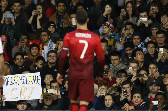 Cristiano Ronaldo fehlen die Fans im Stadion. Ronaldo
