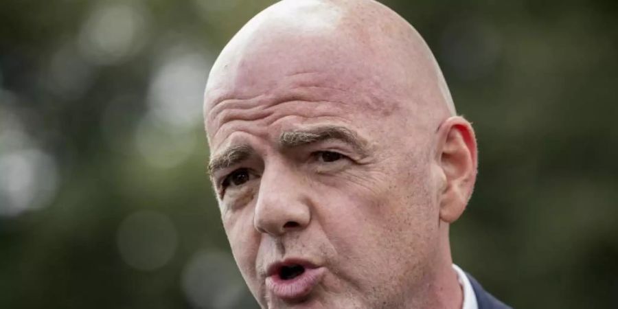 Gianni Infantino hatte bereits im September gesagt, dass es unwahrscheinlich sei, dass die Club-WM im Dezember stattfinden könne. Foto: Andrew Harnik/AP/dpa