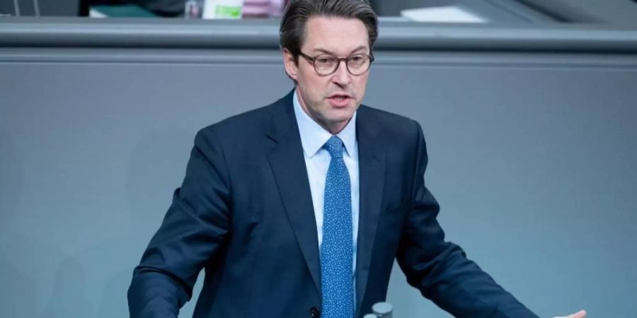 Verkehrsminister Andreas Scheuer (CSU). Foto: Kay Nietfeld/dpa/Archiv