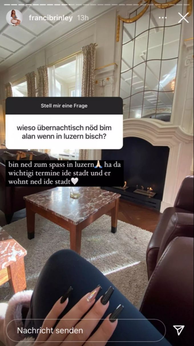 Die gebürtige Italienerin beantwortet eine Beziehungsfrage. franci