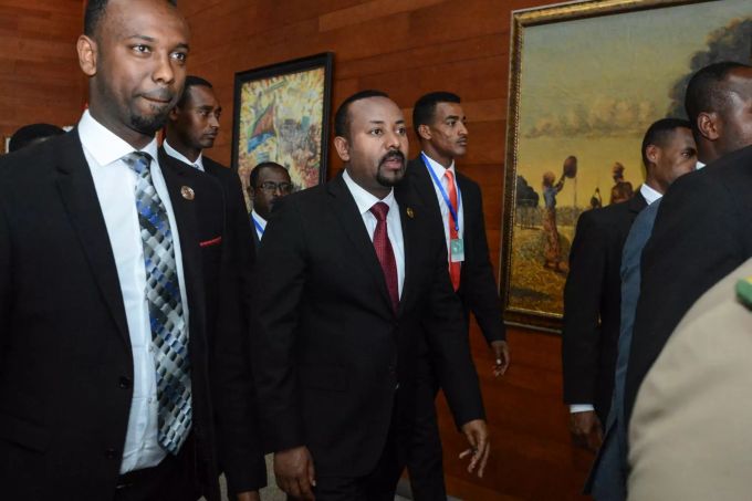 Der Premierminister von Äthiopien, Abiy Ahmed (m). Abiy Ahmed Äthiopien