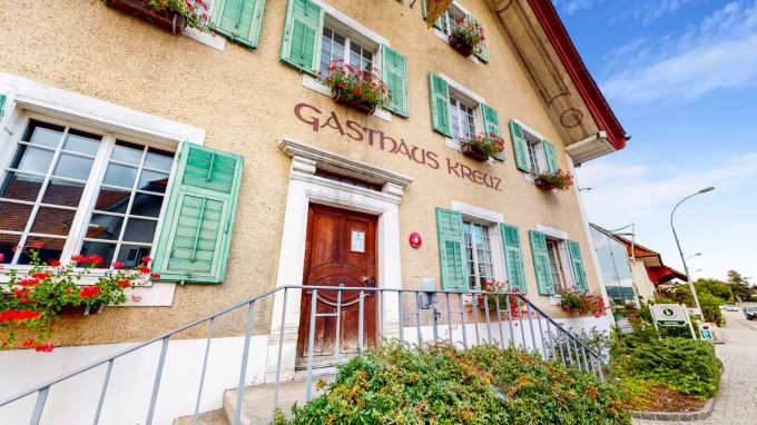 Das Gebäude des Gasthofs Kreuz hat eine lange Vergangenheit. Gasthof Kreuz