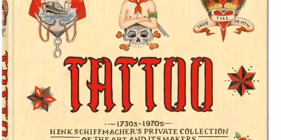 «Tattoo» von Henk Schiffmacher: ein Überblick über internationale Tattoo-Motive aus rund 250 Jahren. Foto: --/Taschen Verlag/dpa