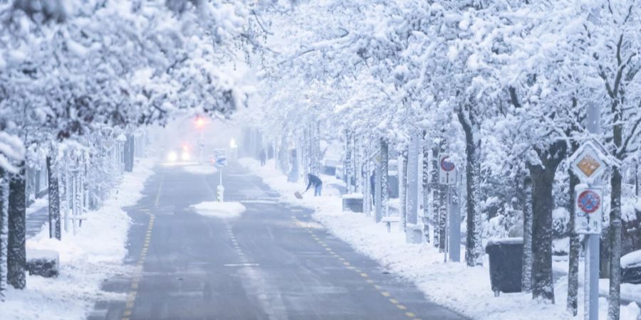 Aber: «Einzelne starke Schneefallereignisse sind bei optimaler Strömungslage aber auch im aktuell wärmeren Winterklima möglich», so «MeteoSchweiz». (Symbolbild)