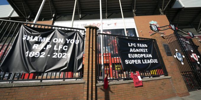 Die Europäische Super League erfuhr 2021 grossen Widerstand. Europäische Super League UEFA