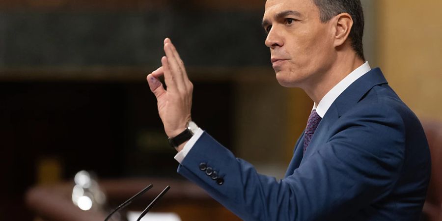 Pedro Sánchez, amtierender Ministerpräsident von Spanien und Kandidat für die Wiederwahl. Foto: Eduardo Parra/EUROPA PRESS/dpa