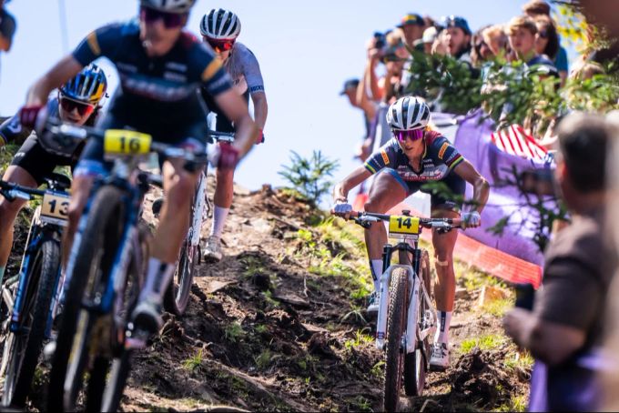 Auch ohne Podestplatz beendet Jolanda Neff die Weltcup-Saison erfolgreich. (Archivbild) Jolanda Neff MTB.