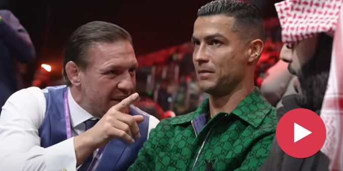 Bei Box-Event - Treffen von Ronaldo und McGregor sorgt für Meme-Flut