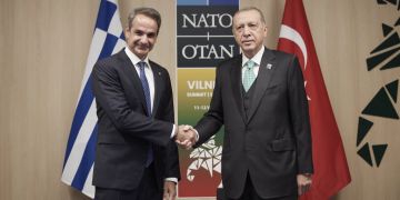 Recep Tayyip Erdogan Kyriakos Mitsotakis