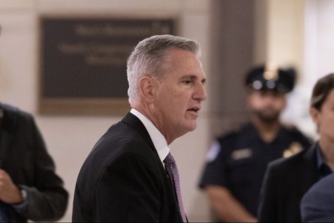 Der geschasste Kevin McCarthy am Mittwoch in Washington D.C. Kevin McCarthy USA Repräsentantenhaus