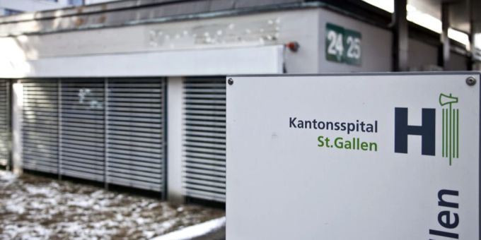 Das Kantonsspital St. Gallen. St. Gallen