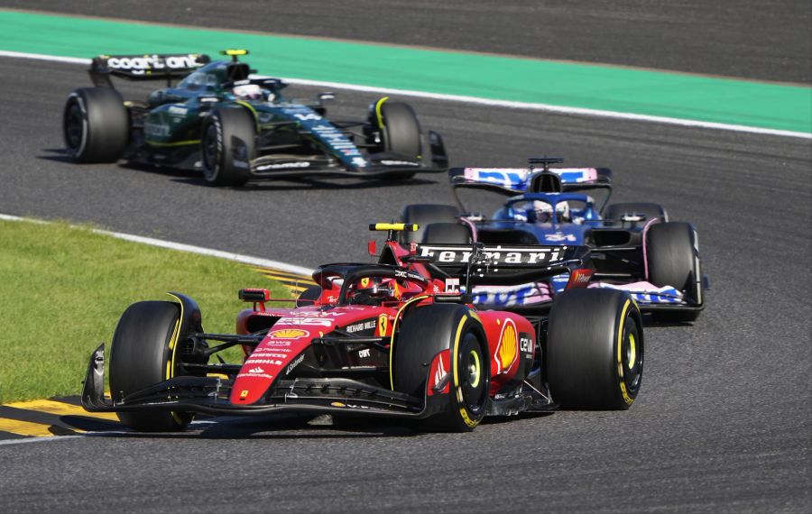 Carlos Sainz Ferrari Japan