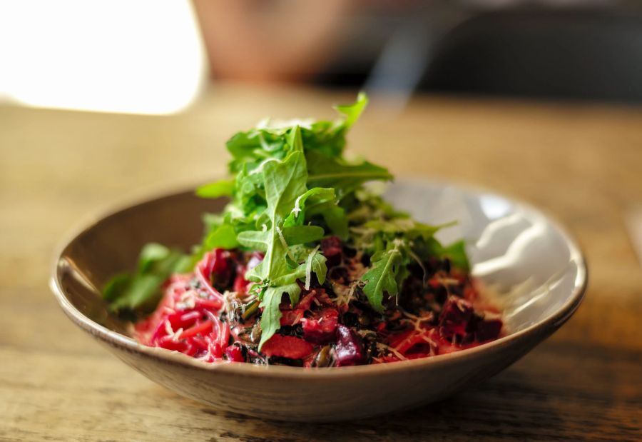 Rohkost Randen Rucola Teller Salat