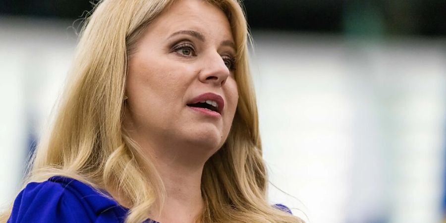 ARCHIV - Die Präsidentin der Slowakei, Zuzana Caputova, erinnert an die Staatsgründung vor drei Jahrzehnten. Foto: Philipp von Ditfurth/dpa