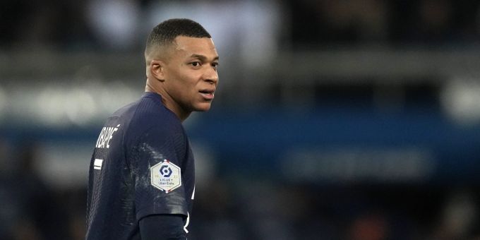 Kylian Mbappé während dem Spiel gegen Strasbourg. PSG