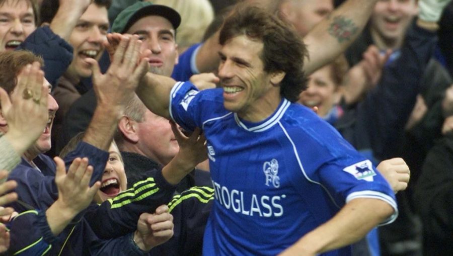 Fanliebling Zola FC Chelsea