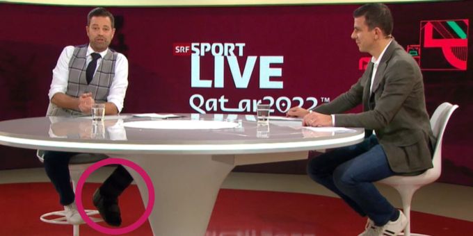 Fussball-Unfall! - SRF-Studer erklärt seinen kaputten WM-Fuss