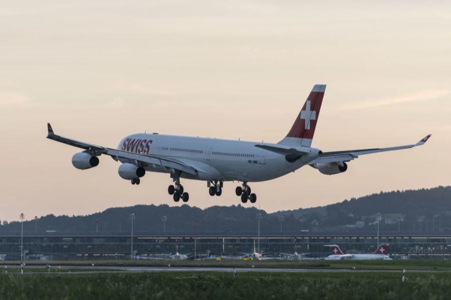 swiss airbus a340