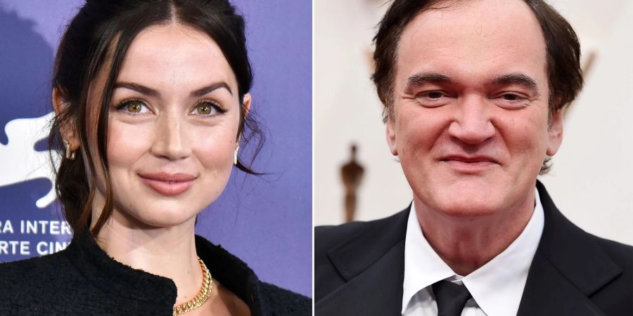 Ana de Arma und Quentin Tarantino sind bei den Golden Globes dabei.