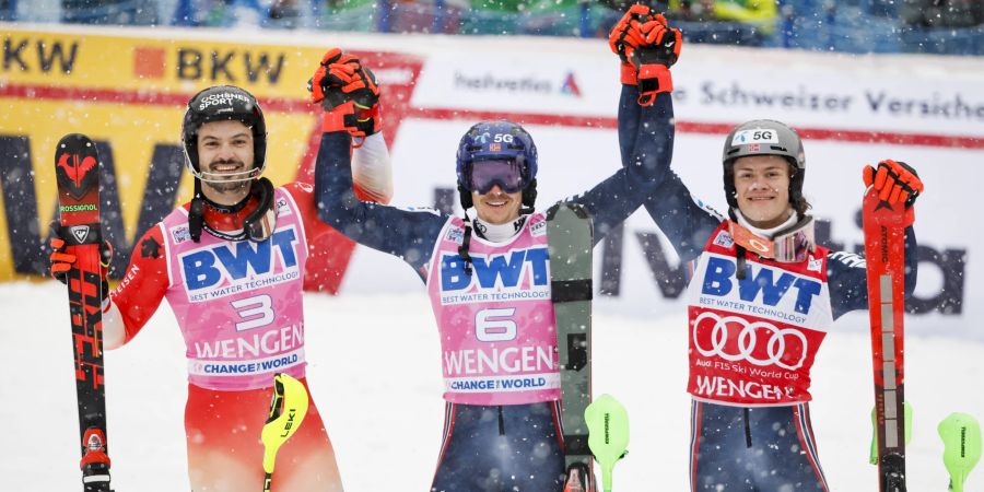 Loic Meillard Slalom Wengen