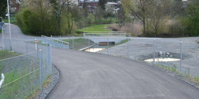 Unfallstelle Büblikerweg ausserhalb von Mellingen