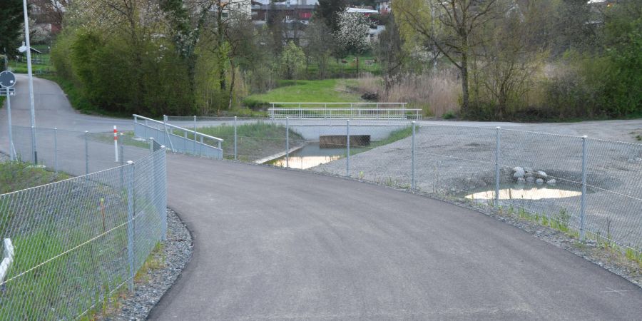 Unfallstelle Büblikerweg ausserhalb von Mellingen