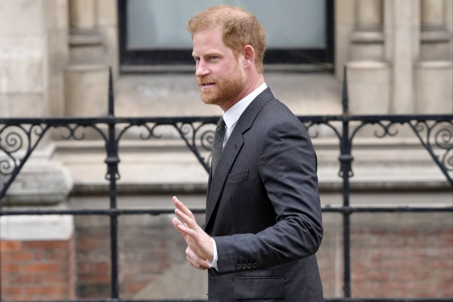 Prinz Harry erschien bereits Ende März vor Gericht.