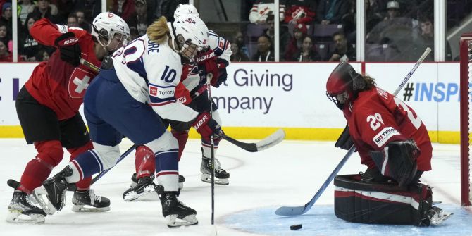 Schweiz USA Eishockey-WM Frauen