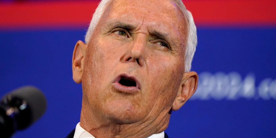 Mike Pence, republikanischer Präsidentschaftskandidat und ehemaliger Vizepräsident der USA.