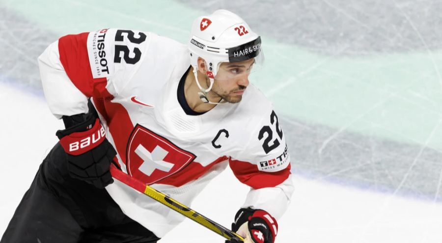 Nino Niederreiter geht mit der Schweiz als Favorit in das Spiel gegen Deutschland.