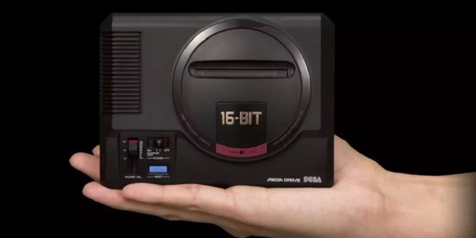 Das Sega Mega Drive Mini.