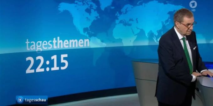 Während Live-Sendung - Deutscher Tagesschau-Sprecher erleidet Anfall