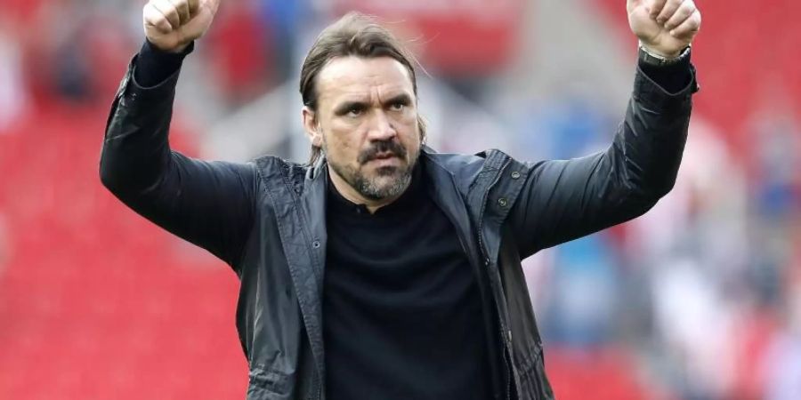 Steht mir Norwich kurz vor dem Aufstieg in die Premier League: Daniel Farke. Foto: Martin Rickett/PA Wire