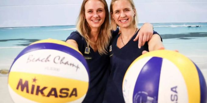 Beach-Duo Margareta Kozuch und Laura Ludwig (r) greifen in China wieder an. Foto: Christian Charisius Beach-Duo Margareta Kozuch und Laura Ludwig (r) greifen in China wieder an. Foto: Christian Charisius