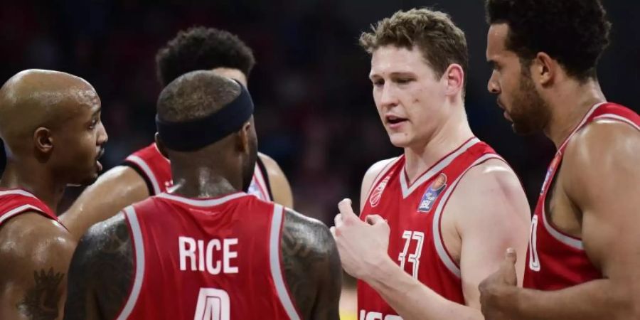 Die Spieler von Brose Bamberg haben den Abwärtwstrend gestoppt. Foto: Nicolas Armer/dpa