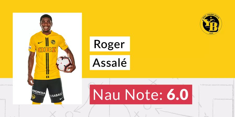 Die Nau-Note von Roger Assalé.