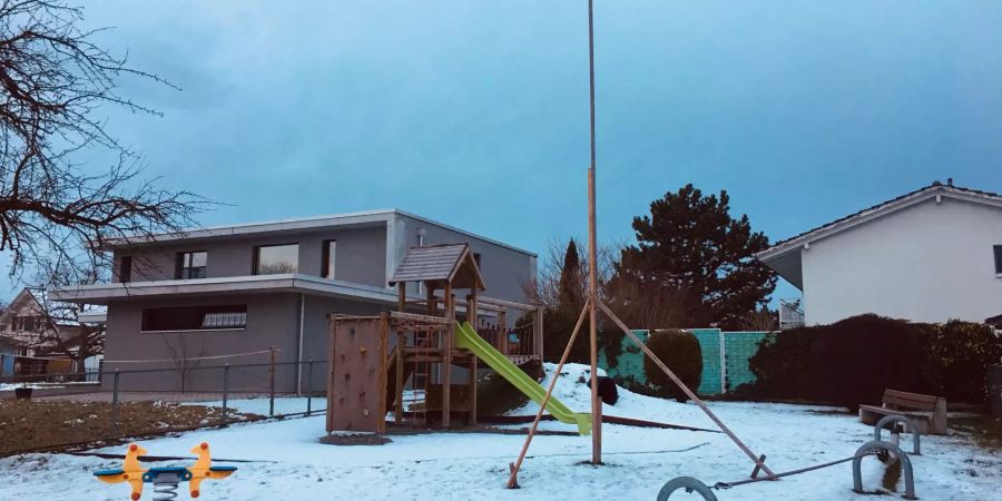 Das Bild zeigt den Spielplatz Kriessern