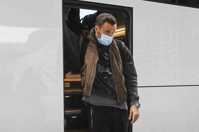 Haris Seferovic beim Zusammenzug der Schweizer Fussball Nationalmannschaft am Montag in St. Gallen. Haris Seferovic