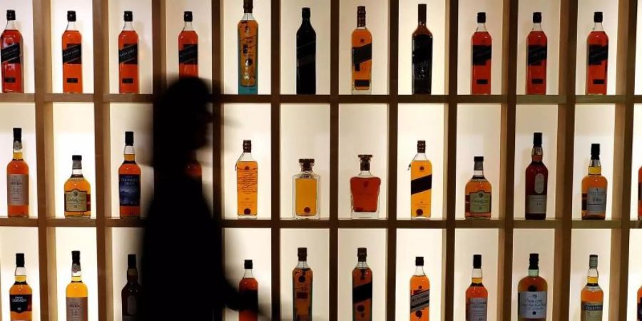 Der Export von britischem Whisky ist um 63 Prozent eingebrochen. Foto: Andrew Milligan/PA Wire/dpa